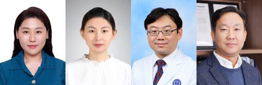쩐 치아오(왼쪽부터) 박사과정생, 짱 커룬 박사, 박창욱 교수, 신용 교수. 연세대 제공