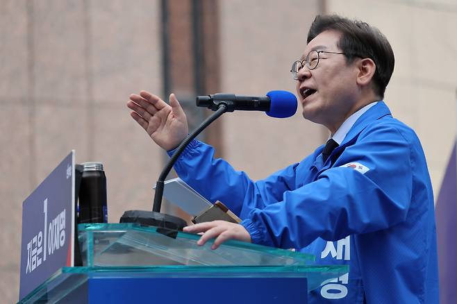 이재명 더불어민주당 대선 후보. 김성룡 기자