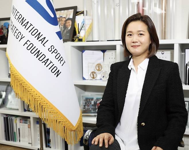 국제스포츠전략위원회 박주희 이사장. 사진=ISF 제공