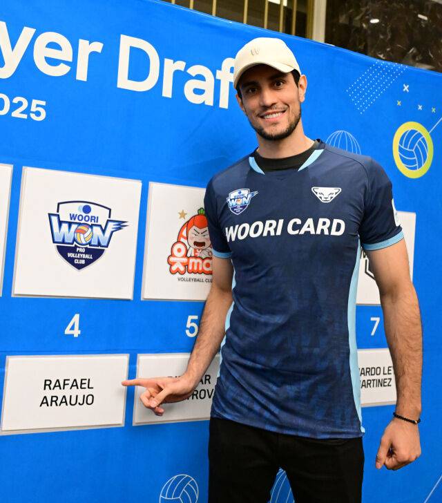 우리카드 지명 하파엘 아라우죠./KOVO