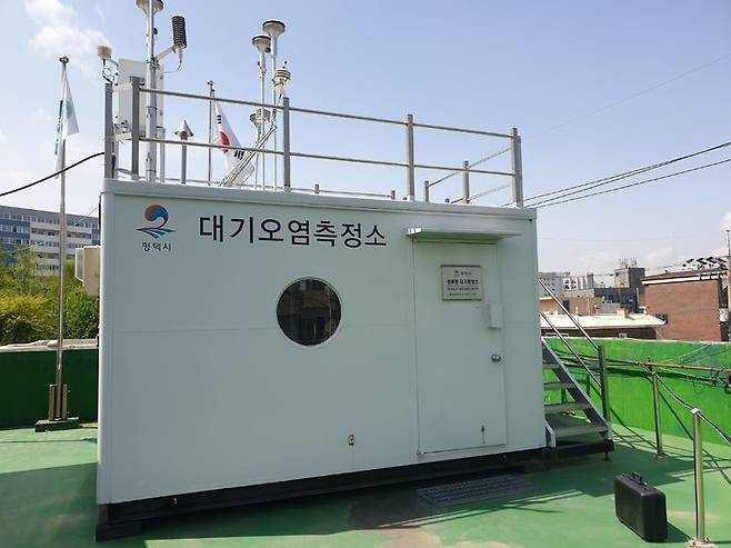 [수원=뉴시스] 대기오염 측정소. (사진=경기도보건환경연구원 제공) 2025.05.13. photo@newsis.com *재판매 및 DB 금지