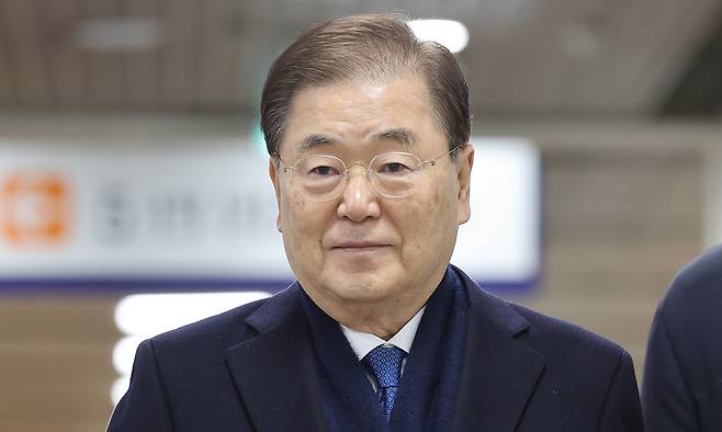 정의용 전 국가안보실장. 연합뉴스