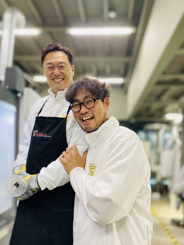 TP밀스 코리아 이종성(왼쪽), 백영길 공동대표.