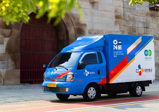 CJ대한통운의 택배 차량. 사진 제공=CJ대한통운
