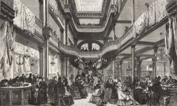 1852년 프랑스 파리에 등장한 봉 마르셰 백화점. Gettyimage