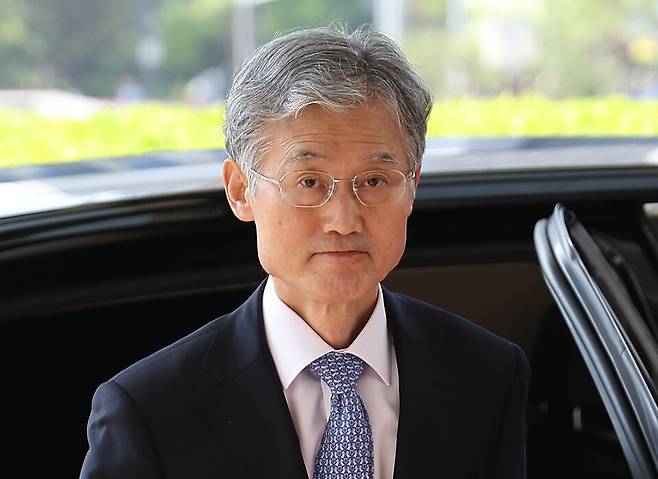 조희대 대법원장이 5월12일 서울 서초구 대법원으로 출근하고 있다. ⓒ 연합뉴스