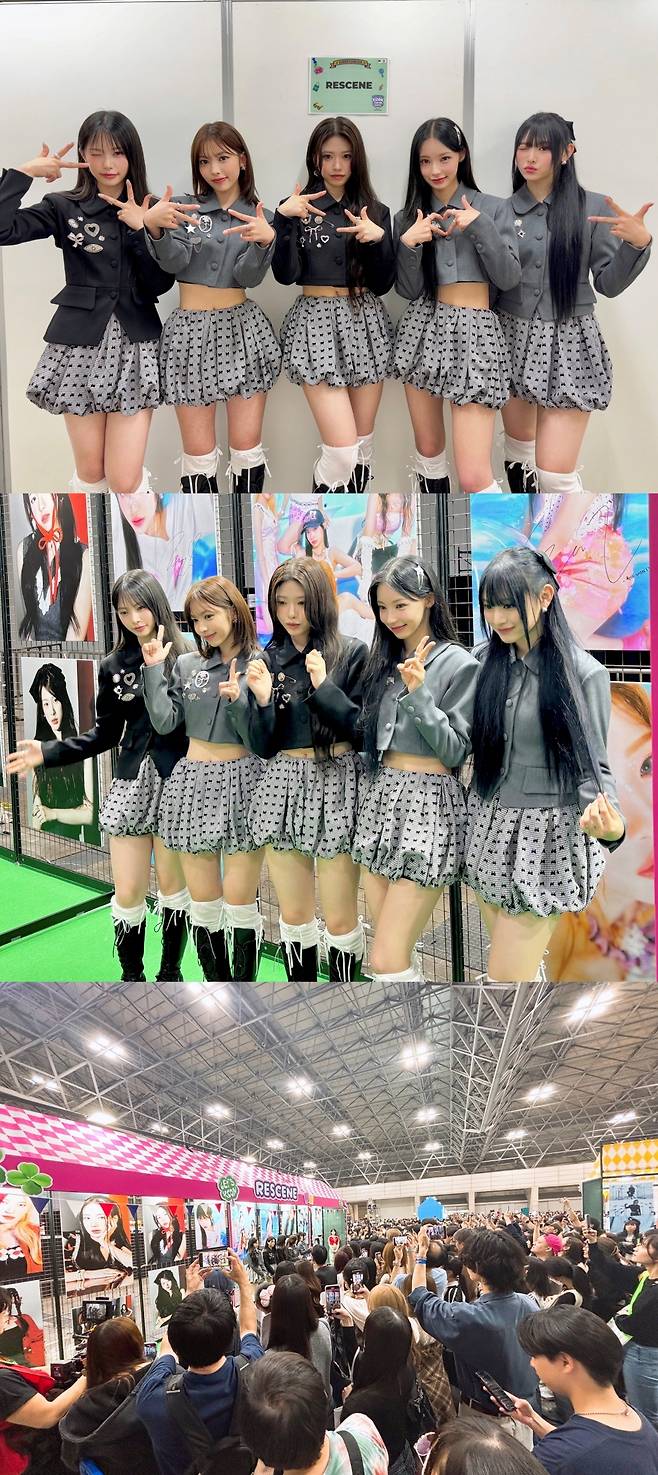 더뮤즈엔터테인먼트, ‘KCON JAPAN 2025’ 방송 화면