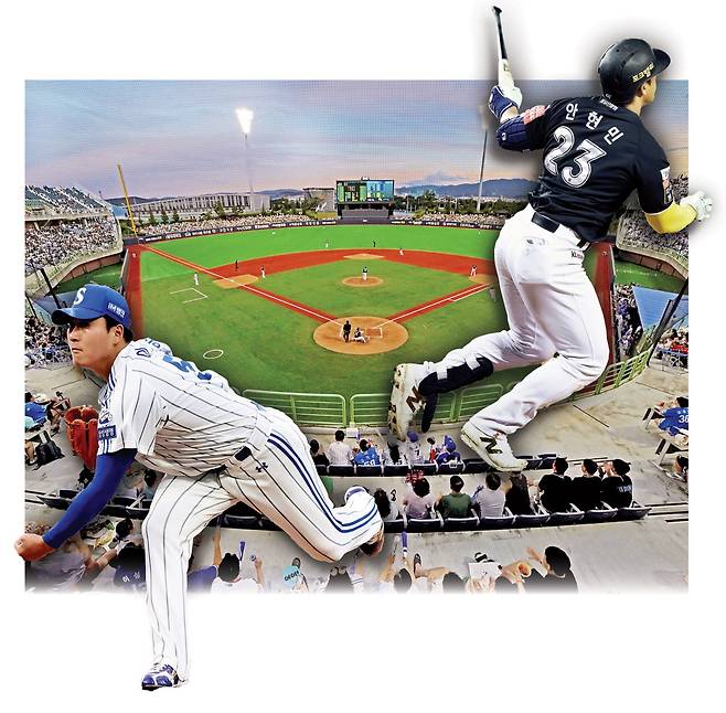 연패 중인 삼성과 KT가 13일부터 포항구장에서 3연전 격돌한다. 삼성 좌완 이승현(왼쪽)이 선발 출격하고 KT는 새 4번 타자 안현민의 활약에 연패 탈출 기대를 건다. 삼성·KT 구단 제공