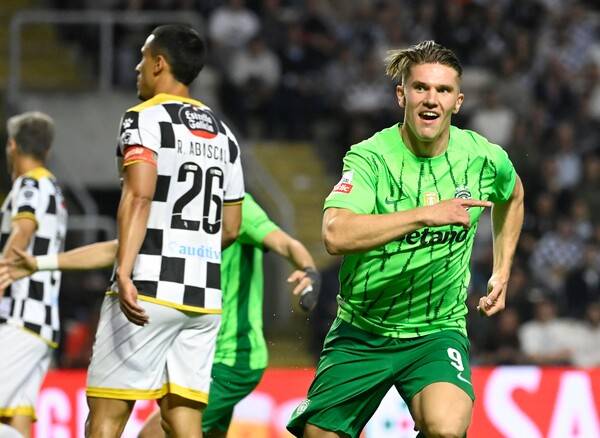 ▲ 스웨덴 국가대표로 포르투갈 스포르팅CP에서 뛰는 빅토르 요케레스. 경기당 1골을 넣고 있다. ⓒ연합뉴스/AFP