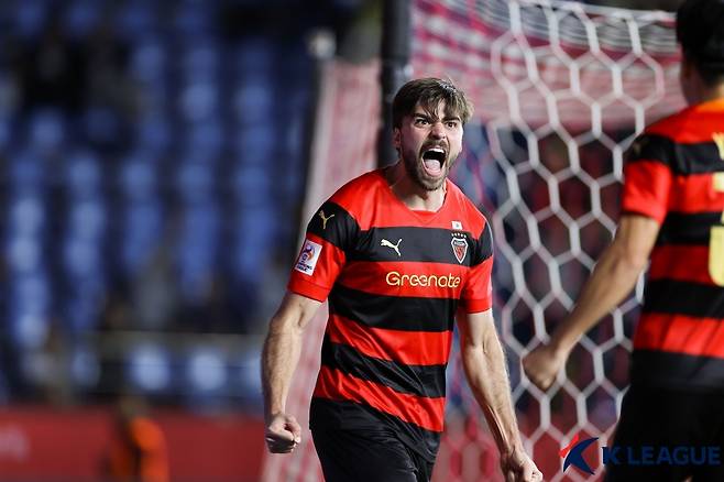 포항 스틸러스 시절 제카의 모습. /사진=한국프로축구연맹 제공