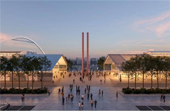 글로벌 창업허브 부산, 국제 설계공모 당선작 [부산시 제공. 재판매 및 DB 금지]