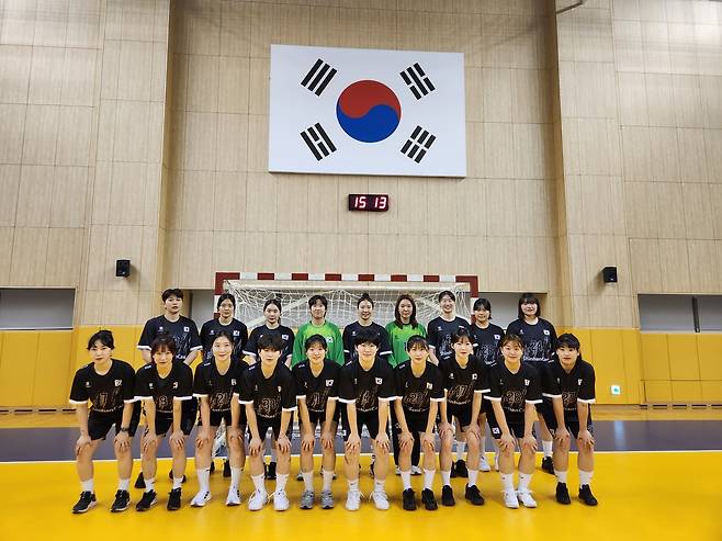 여자 핸드볼 국가대표 선수단. [대한핸드볼협회 제공. 재판매 및 DB 금지]