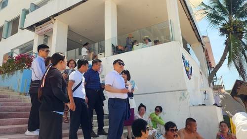 마링타운 둘러보는 김종훈 동구청장 [울산시 동구 제공. 재판매 및 DB 금지]