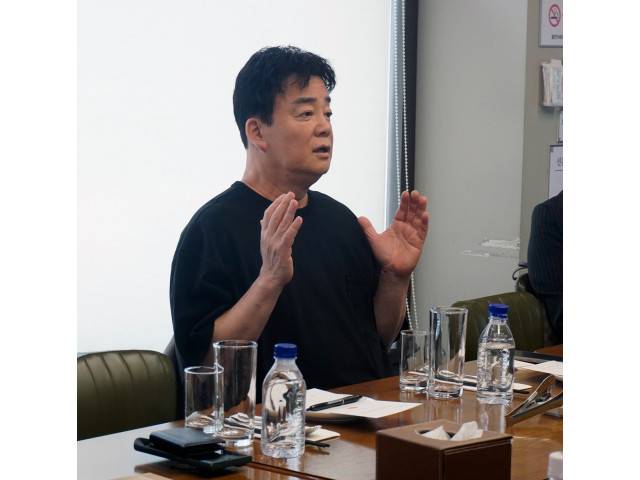 간담회에서 그간의 논란에 대해 설명하는 백종원 더본코리아 대표/사진제공=더본코리아