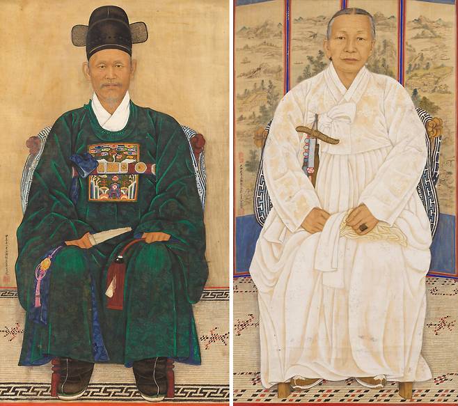 Chae Yong-shin, Portraits of Heo Yu and Yoo In-myeong (1924–1925). On view at the permanent exhibition at the Gwacheon branch of the National Museum of Modern and Contemporary Art. /National Museum of Modern and Contemporary Art