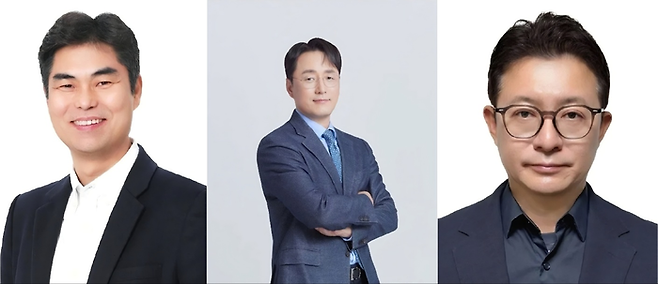 (왼쪽부터) 김만기 서울디지털재단 이사장, 신장호 아이티센엔텍 대표이사, 황종휘 벨텍소프트 대표이사가 IT서비스 공로기업인상을 수상했다.