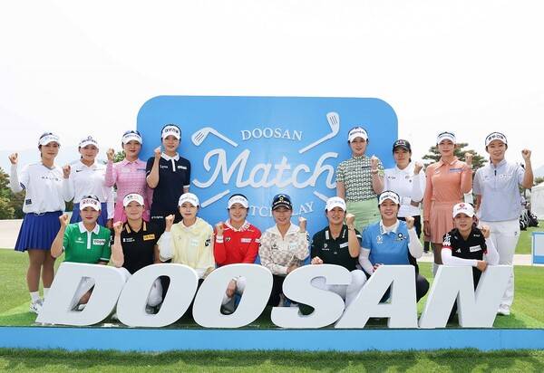 2025년 한국여자프로골프(KLPGA) 투어 제17회 두산 매치플레이에 출전하는 선수들. 1조 안선주, 2조 박현경, 3조 박지영, 4조 황유민, 5조 김수지, 6조 마다솜, 7조 이예원, 8조 노승희, 9조 배소현, 10조 방신실, 11조 이제영, 12조 전예성, 13조 최예림, 14조 정윤지, 15조 유현조, 16조 이가영. 사진제공=대회조직위