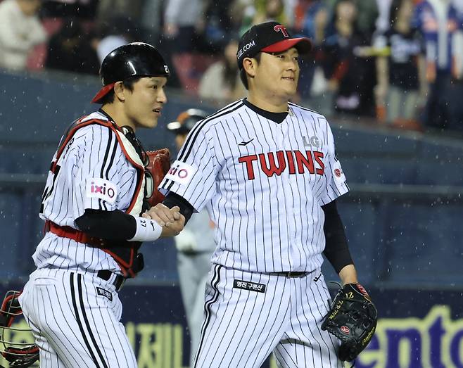 LG 트윈스 김강률. 잠실=정시종 기자 capa@edaily.co.kr /2025.03.27.