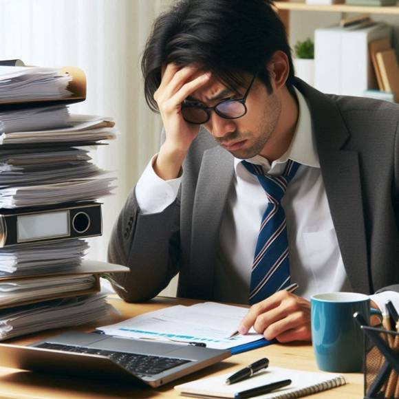 야근하는 직장인 이미지. [사진=코파일럿]