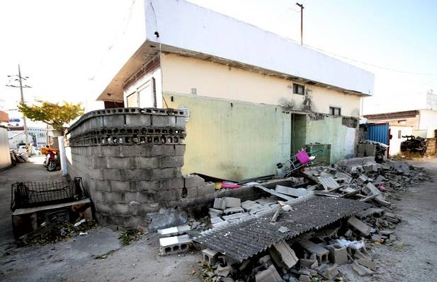 2017년 11월과 2018년 2월 경북 포항에서 발생한 지진. [사진 = 연합뉴스]