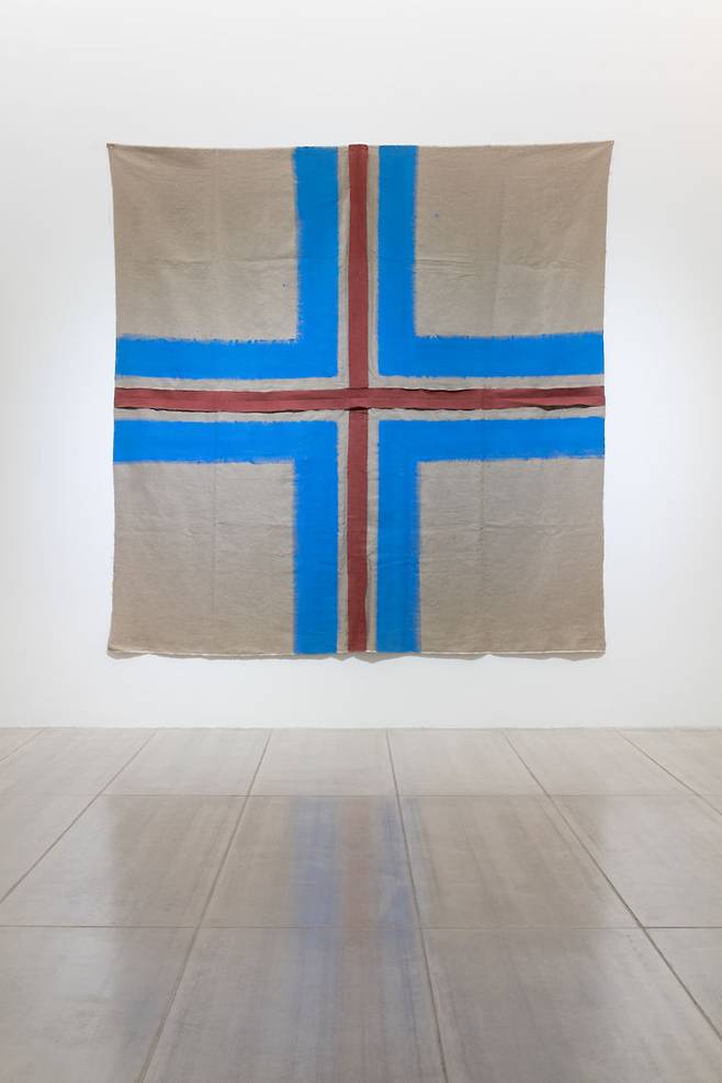 NOËL DOLLA(뿤 ), Cross,268x 268cm,acrylic on canvas ,1974 *Ǹ  DB 