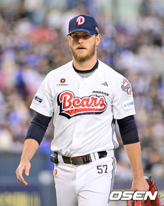 [OSEN=조은정 기자] 두산 콜어빈. 2025.03.28 /cej@osen.co.kr