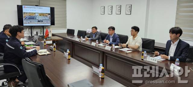 ▲외투기업 현장상담ⓒ광양경자청