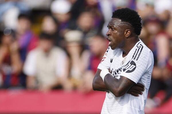 ▲ 비니시우스 주니오르는 실력은 좋아도 성격이 문제가 있다는 지적을 피하지 못하고 있다. ⓒ연합뉴스/EPA/REUTERS