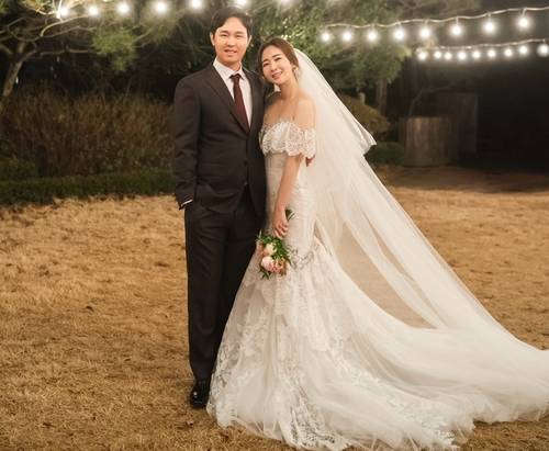 SSG 최정과 아내 나윤희 씨 [나윤희 씨 제공. 재판매 및 DB 금지]