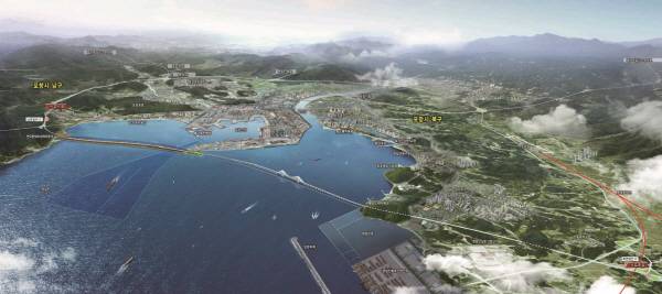 영일만대교 조감도