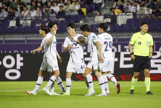 대구FC 박대훈 세레머니 모습.