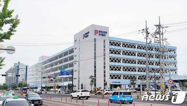 광주송정역 주차빌딩.(코레일 제공) 2023.5.26/뉴스1
