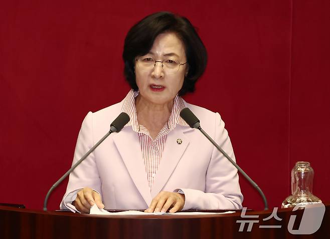 추미애 더불어민주당 의원.ⓒ News1 김민지 기자