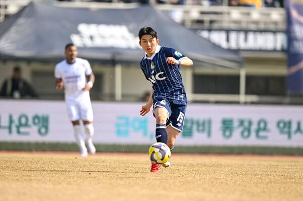 서울이랜드 서재민. 사진┃서울이랜드