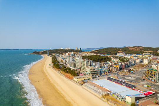 대천해수욕장 전경. 보령시 제공