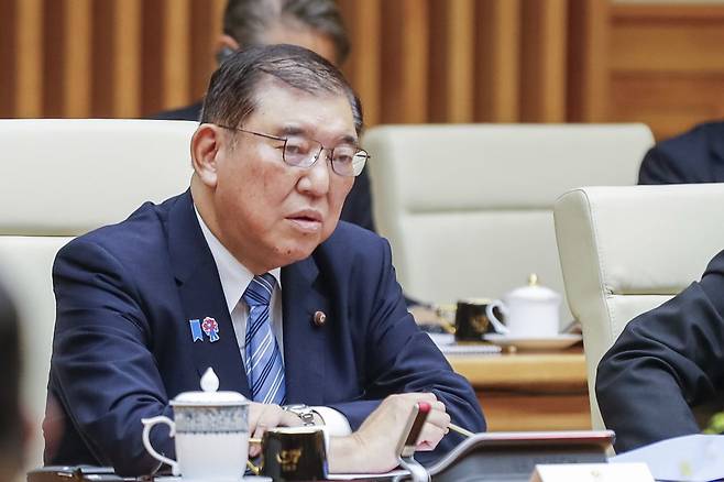 이시바 시게루 일본 총리. EPA연합뉴스