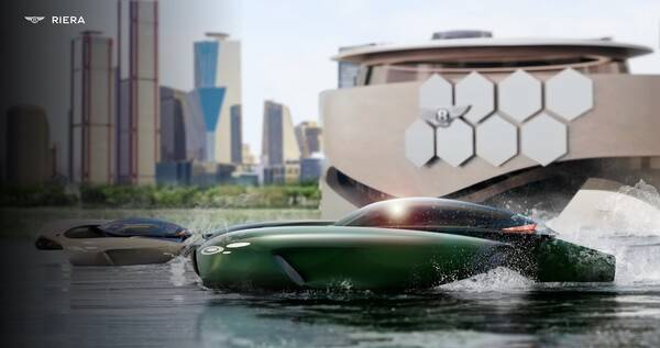 럭셔리 수상 모빌리티 서비스 리에라 사진 벤틀리