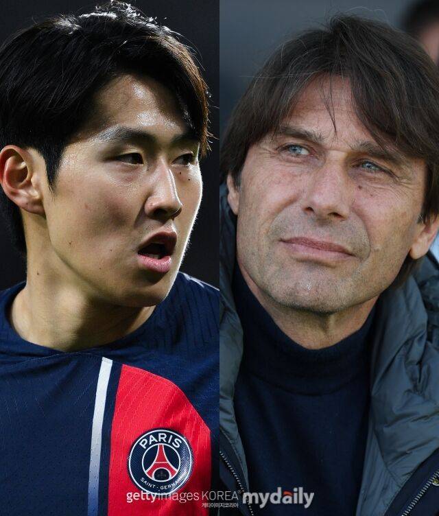 이강인과 안토니오 콘테 감독/게티이미지코리아