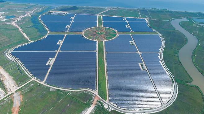 솔라시도 태양광발전소. (사진=BS그룹 제공) *재판매 및 DB 금지