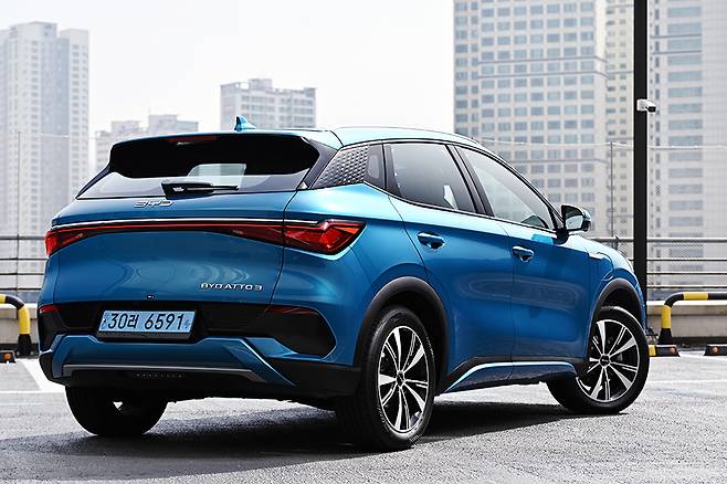 BYD 아토 3 플러스. 사진: 김학수 기자