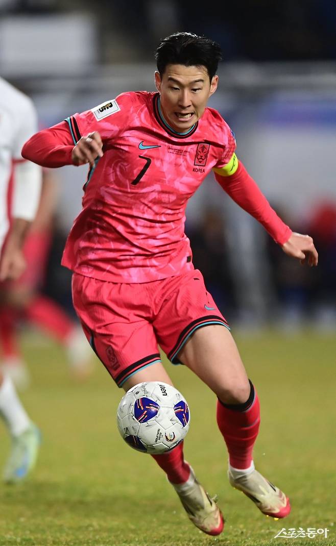 축구국가대표팀 주장 손흥민. 스포츠동아DB