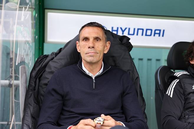 전북 거스 포옛 감독이 14일 대전하나와 코리아컵 16강 원정경기에서 3-2로 이긴 뒤 “아직 과정 중이지만, 코리아컵을 우승하고 싶다”고 밝혔다. 사진제공｜한국프로축구연맹