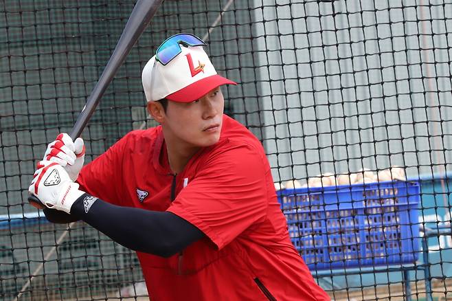 ▲ 부상 복귀 후 장타력이 호조를 보이며 꾸준히 좋은 활약을 하고 있는 류효승 ⓒSSG랜더스