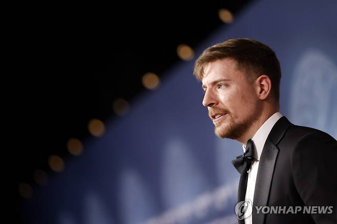 전 세계 유튜브 구독자 1위인 '미스터 비스트'(본명 지미 도널드슨) [EPA 연합뉴스 자료사진. 재판매 및 DB 금지]