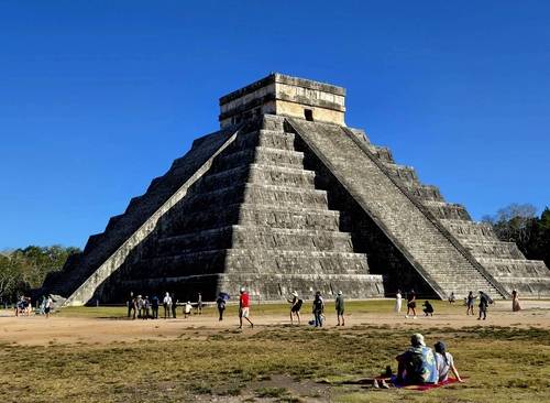 멕시코 치첸이트사 엘카스티요 피라미드 [촬영 이재림 특파원]