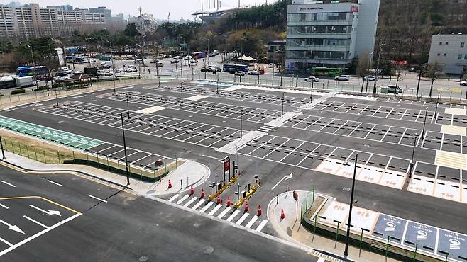 오는 28일 정식 운영에 들어가는 마포 월드컵 공영주차장 [마포구 제공. 재판매 및 DB 금지]