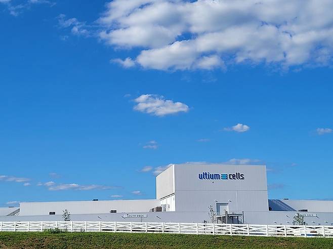 얼티엄셀즈의 미국 테네시주 배터리 공장 [연합뉴스 자료사진]