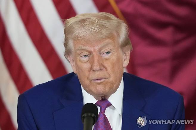 트럼프 미국 대통령 [AP=연합뉴스. 재판매 및 DB 금지]