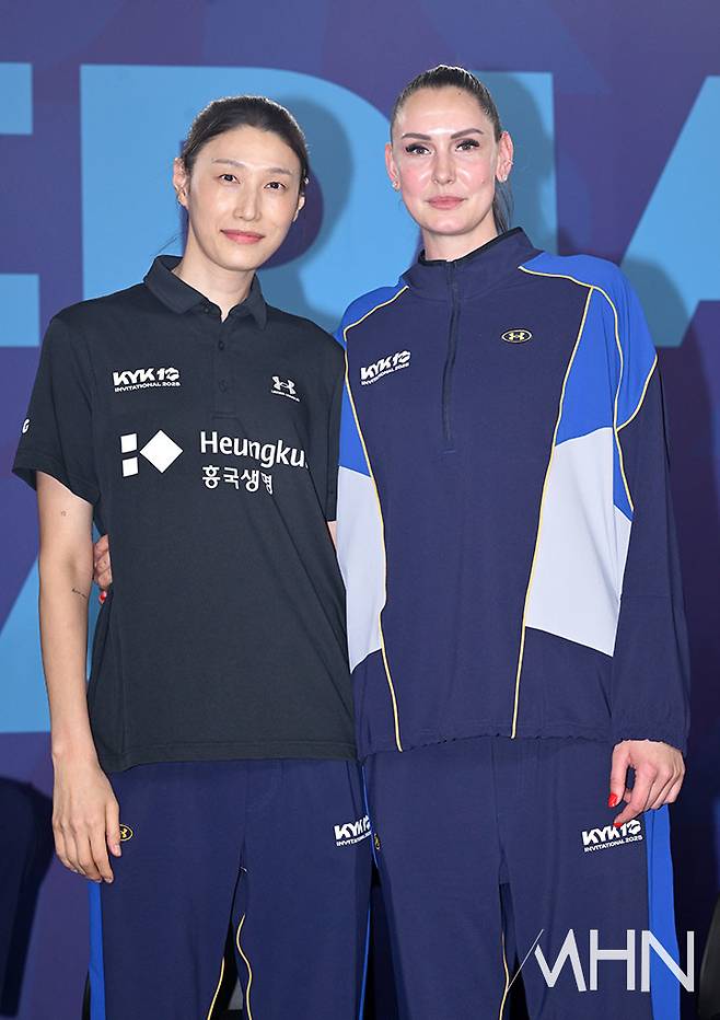 김연경과 나탈리아 곤차로바