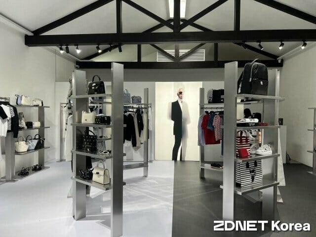 칼 라거펠트 팝업스토어 (사진=지디넷코리아)